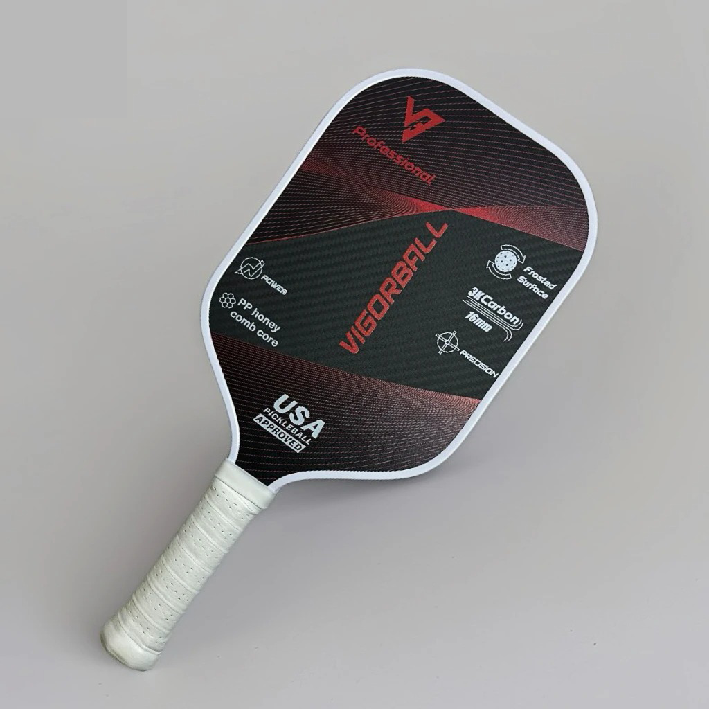 Pro-Comp ThermoForce T700 Carbon Fiber 3K Textured 16mm Pickleball Paddle PP Honeycomb Core | Aetheris