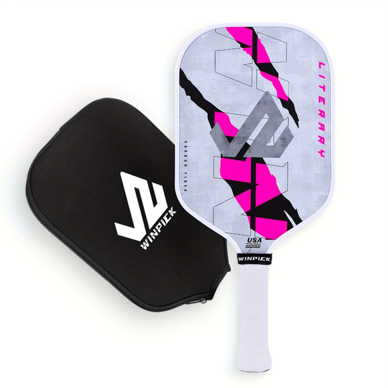 ThermoForce T700 Carbon Fiber 16mm Pickleball Paddle PP Honeycomb Core | Literary Fuchsia