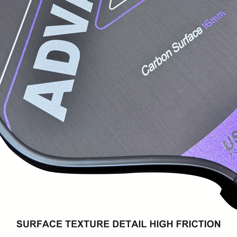 ThermoForce T700 Carbon Fiber 16mm Pickleball Paddle PP Honeycomb Core | Amethyst