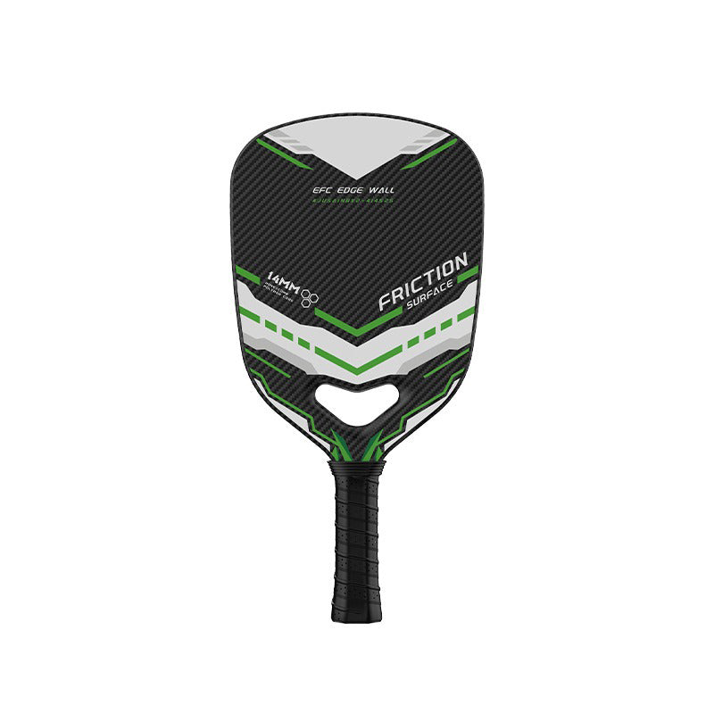 ThermoForce T300 Carbon Fiber 3K Textured 14mm Pickleball Paddle PP Honeycomb Core | Green Viper