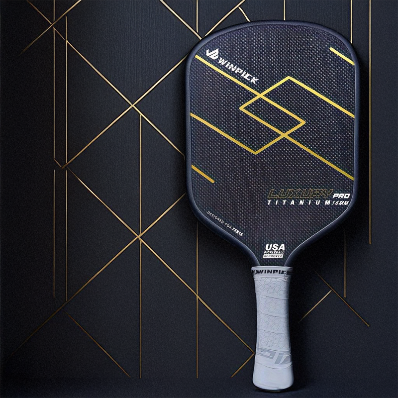 ThermoForce Titanium T700 Carbon Fiber 16mm Pickleball Paddles PP Honeycomb Core | Auric