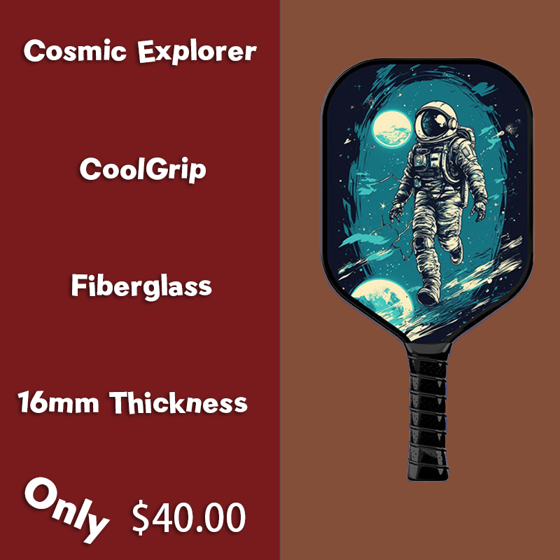 CoolGrip Fiberglass 16mm Pickleball Paddle PP Honeycomb Core | Cosmic Explorer