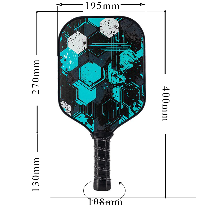 CoolGrip Fiberglass 16mm Pickleball Paddle PP Honeycomb Core | HexForce