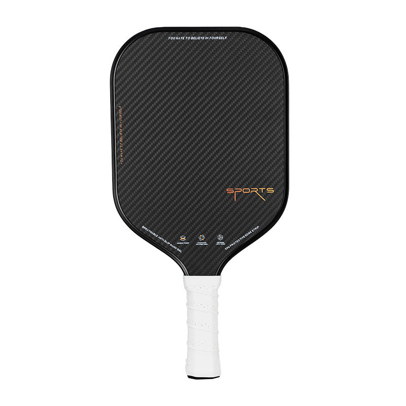 Coolgrip T300 Carbon Fiber 3K Textured 16mm Pickleball Paddle PP Honeycomb Core | Black Hawk