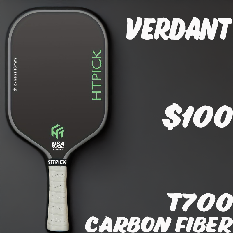 ThermoForce T700 Carbon Fiber 16mm Pickleball Paddle PP Honeycomb Core | Verdant