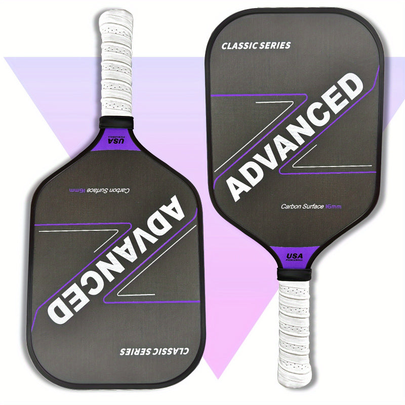 ThermoForce T700 Carbon Fiber 16mm Pickleball Paddle PP Honeycomb Core | Amethyst