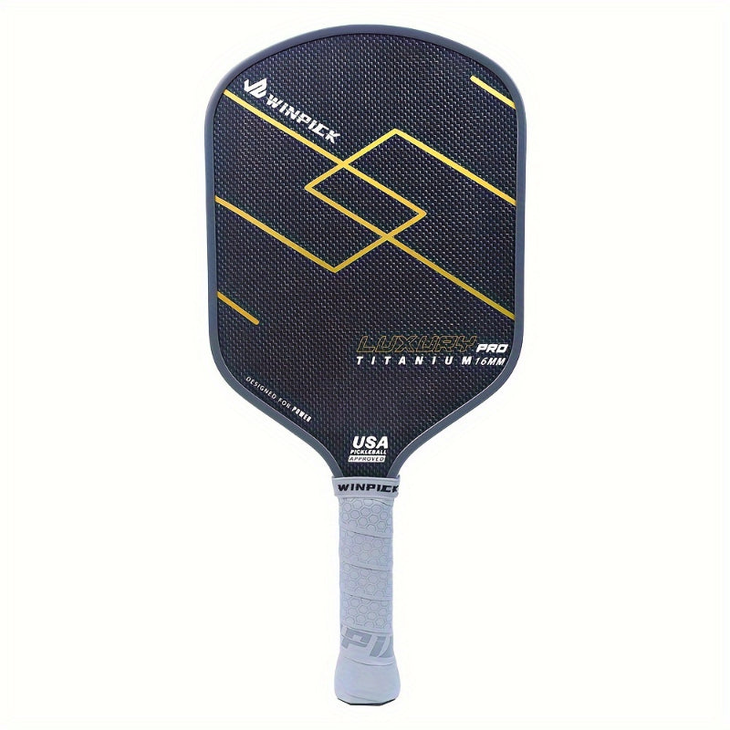 ThermoForce Titanium T700 Carbon Fiber 16mm Pickleball Paddles PP Honeycomb Core | Auric