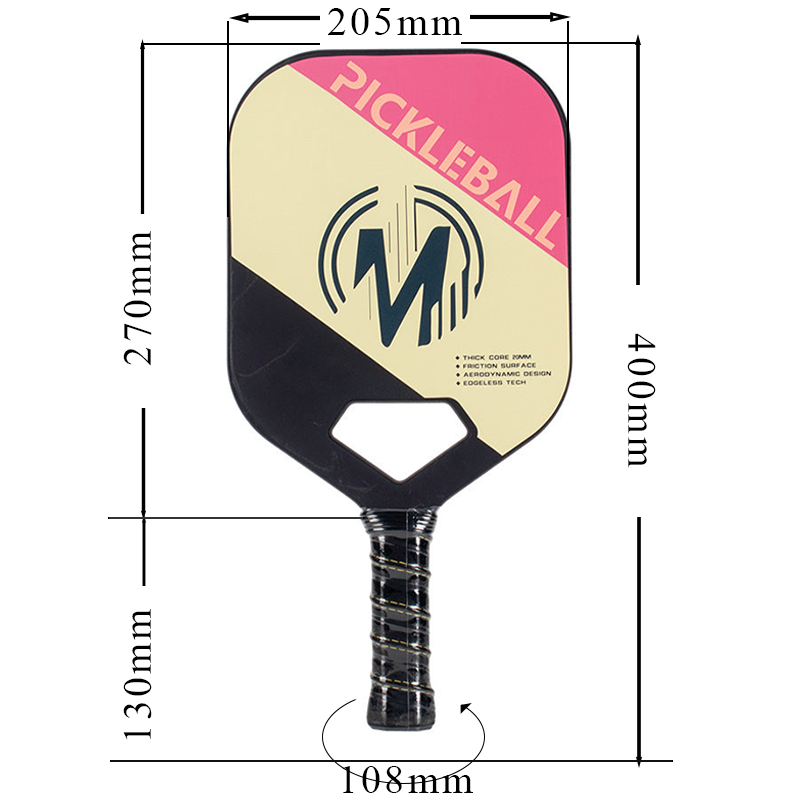 ThermoForce T300 Carbon Fiber 20mm Pickleball Paddle PP Honeycomb Core | Fusion Force